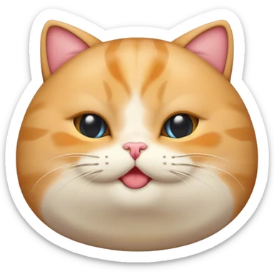  cat booty cheeks  sticker