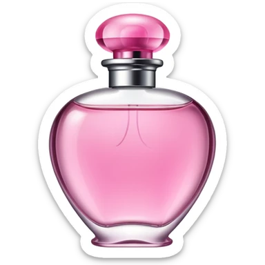 Pink perfume sticker