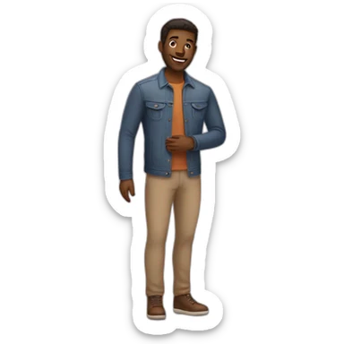 Man dating goodbye sticker