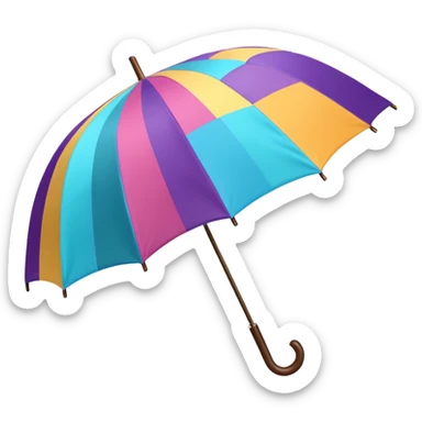 aesthetic umbrella sticker