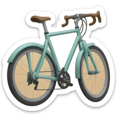 Bike packing bike sticker