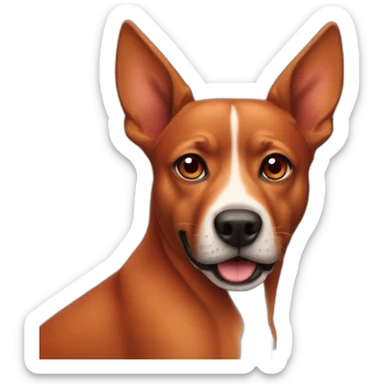 Red dog said no no no sticker