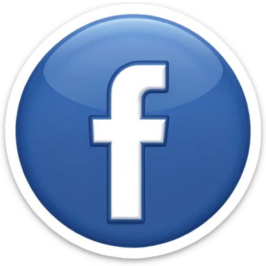 Facebook blue verification badge sticker