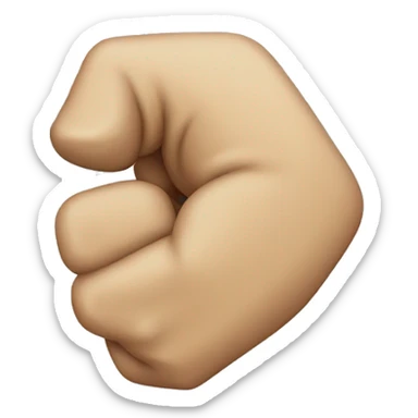 Elbow against elbow emoji sticker
