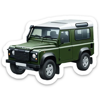 Landrover defender sticker