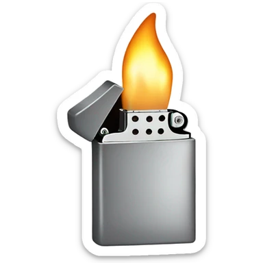 Lighter sticker