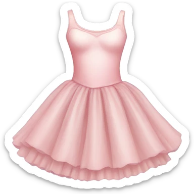 Ballerina dress sticker