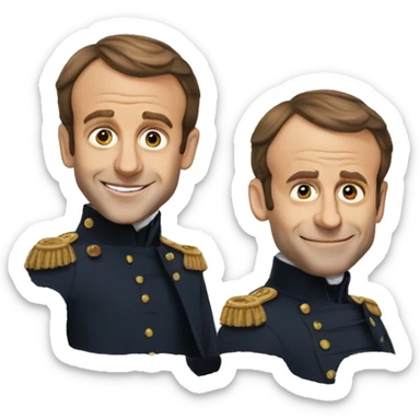 Emmanuel Macron Poppins sticker