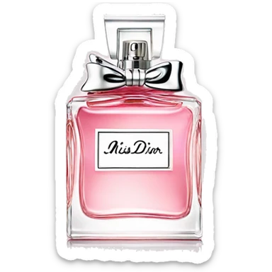 Miss dior perfume sticker