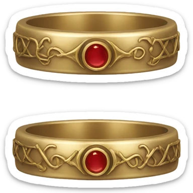 Lord of the Rings ring sticker