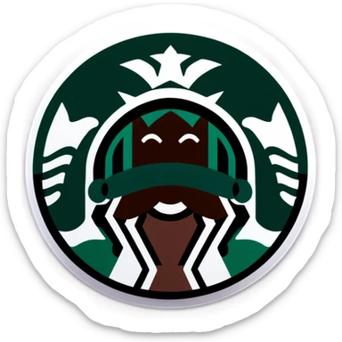 Starbucks hot chocolate sticker