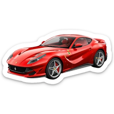 Ferrari 812 Superfast best view  sticker