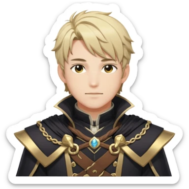 Dainsleif from Genshin Impact (tall male adult) (half body) sticker