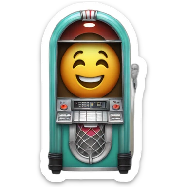 Jukebox halloween sticker
