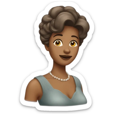 amoureuse femme âgée sticker