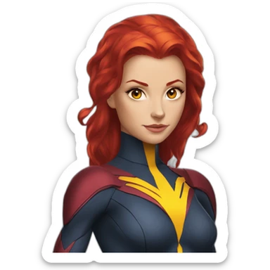 Xmen Phoenix jean grey mutant sticker