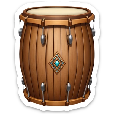 Damaru drums of lord shiva sticker