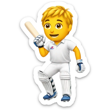 bowled out in cricket emoji  sticker