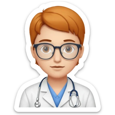 medicine worker analyst sticker