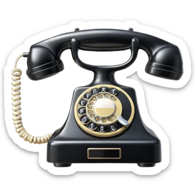 Vintage Telephone sticker