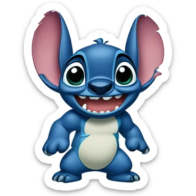 Stitch from Lilo And Stitch sticker