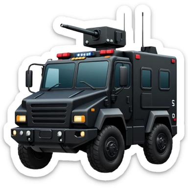 Need a SWAT truck emoji that I can copy and paste sticker