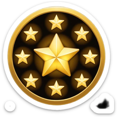Can u make a emoji with 15 stars in a circle sticker