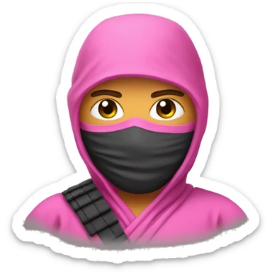 Pink Ninja sticker