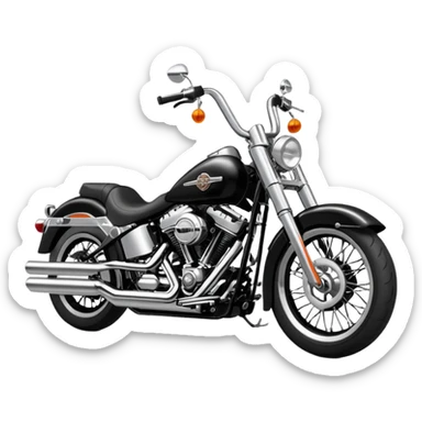 Softtail Harley Davidson sticker