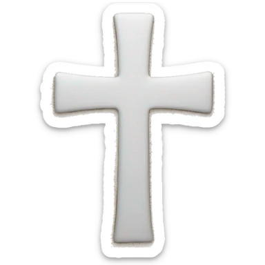 Cross sticker