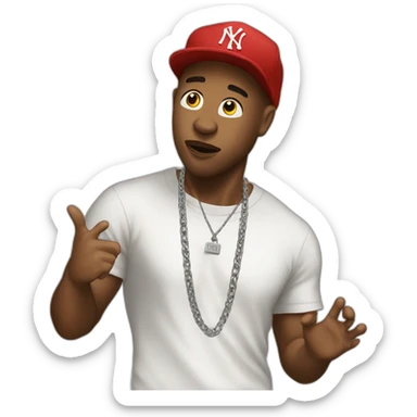 Yeat rapping sticker