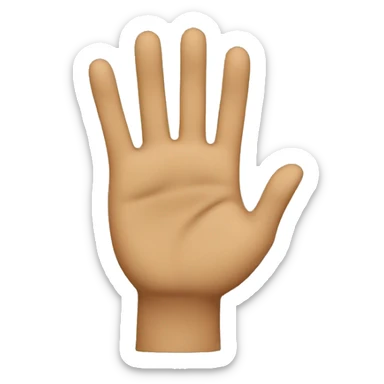 waves his hand uncertainly sticker