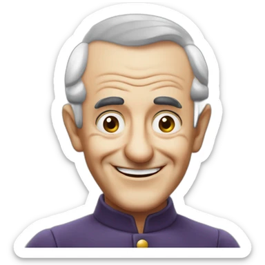 Louis de Funes qui donne des bonbon sticker