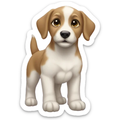 Sweet petunia pup  sticker