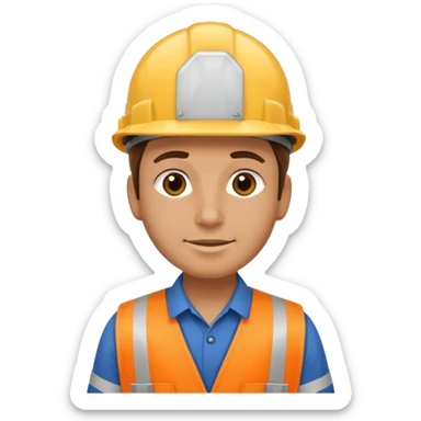 factory worker sticker