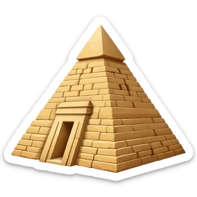 Egypt pyramid sticker