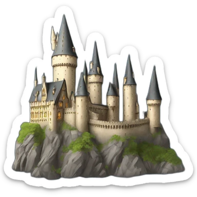 Harry Potter castle sticker