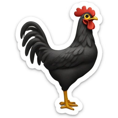 Pollo feliz  sticker