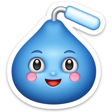 Verificación azul con un chulito blanco  que el emoji s|a sticker