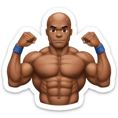 ronnie coleman senza sfondo in posa muscolare sticker