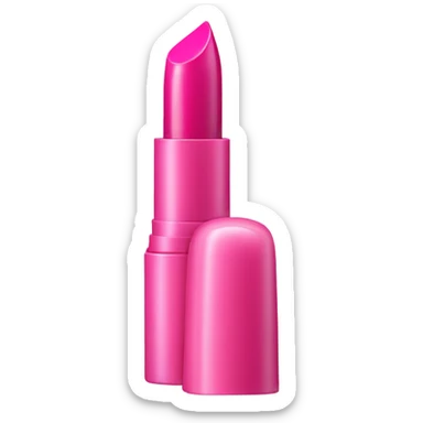 baby pink lipstick  sticker