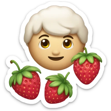 Stroberry sticker