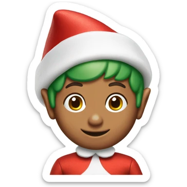Elf on the shelf sticker