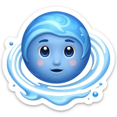 Neptune planet sticker