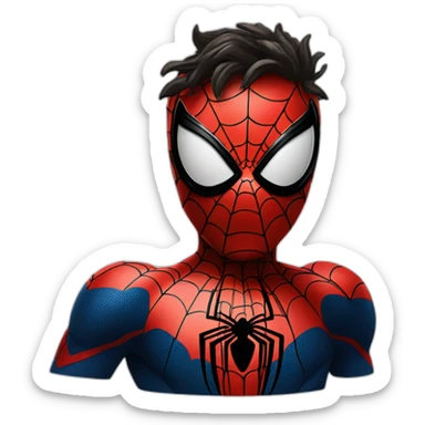 spider man moitié venom sticker