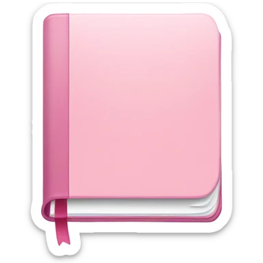 Light pink diary  sticker