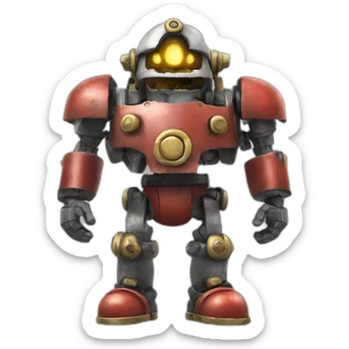 A Mechanical Mario Titan sticker
