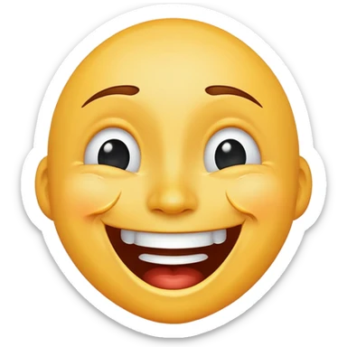 laughing face with tears of joy sticker