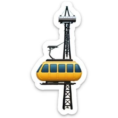 teleferico barcelona sticker