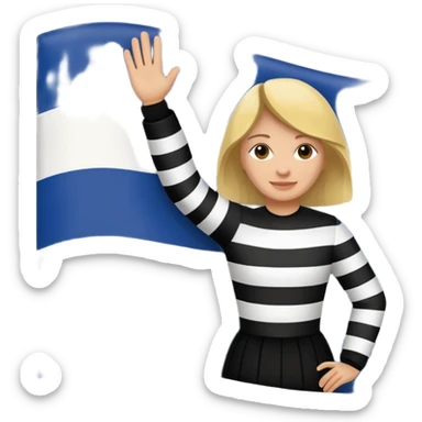 Fais moi le drapeau de la Bretagne comme il est réellement et sans y ajouter ou modifier quoique ce soit  sticker